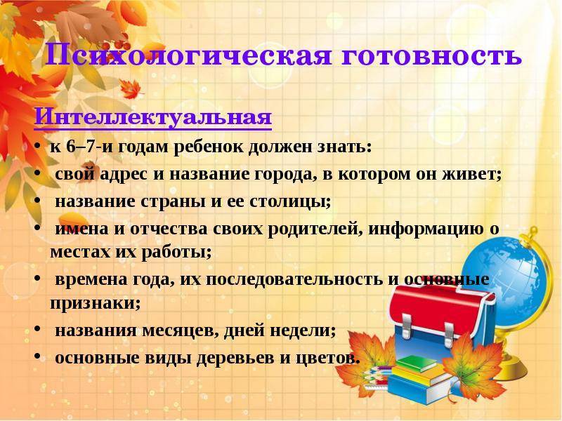 Подготовка к школе: что должен знать и уметь ребенок перед 1 классом