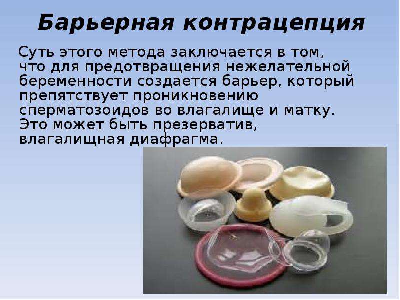 Барьерная контрацепция: виды контрацептивов для женщин и мужчин