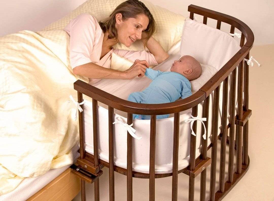 Приставная кроватка для новорожденных: выбор и способ сделать люльку своими руками