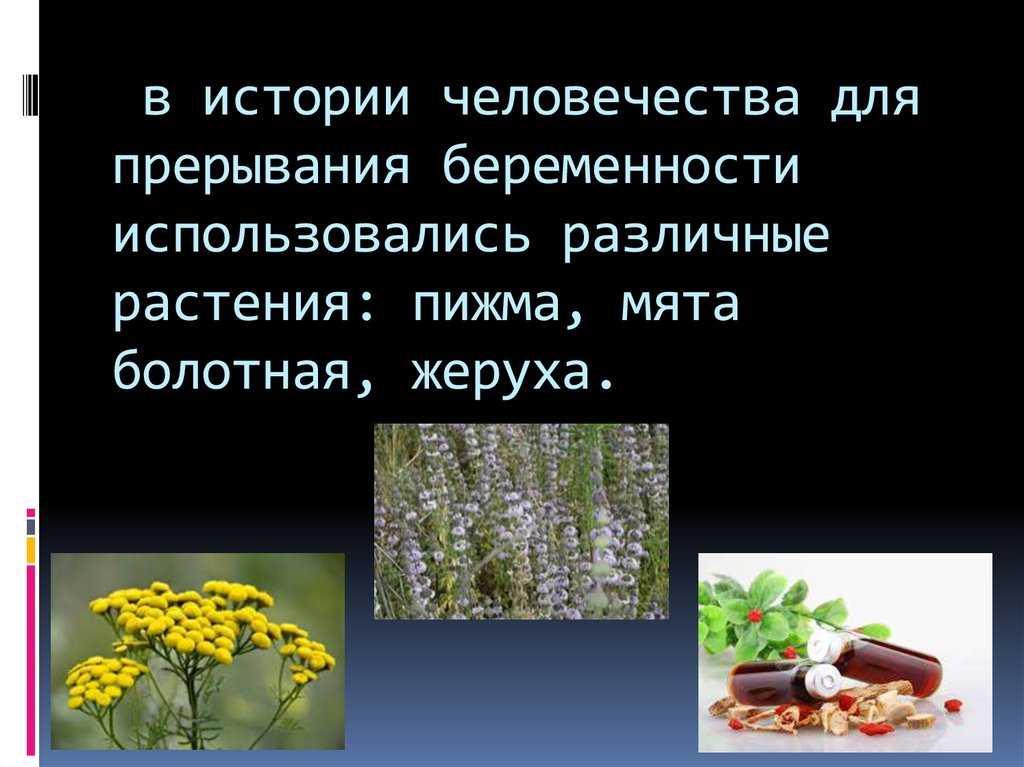 Способы прерывания беременности народными способами