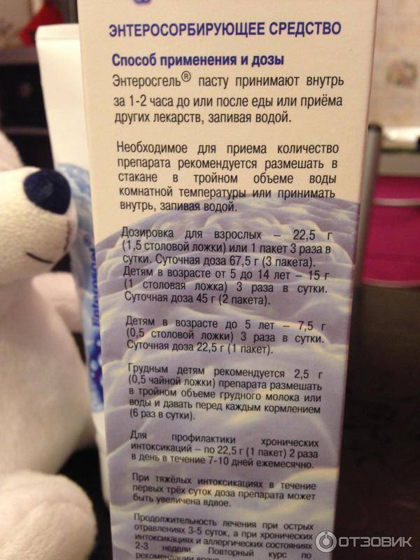 Энтеросгель: инструкция по применению и дозировка для детей