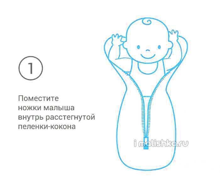 Обзор пеленок для новорожденных на молнии и липучках: виды коконов и мастер-класс по шитью своими руками