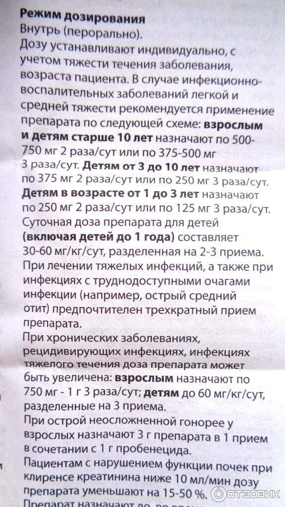 Антибиотик флемоксин солютаб: инструкция по применению для детей и взрослых, дозировка, состав таблеток, аналоги