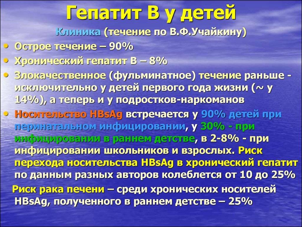 Гепатит у детей (с, а и b): симптомы, первые признаки, пути передачи и лечение