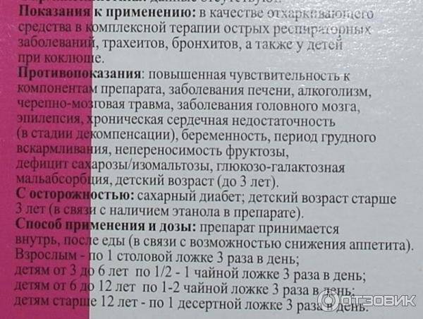 Пертуссин: микстура от кашля, дозировка сиропа для взрослых и детей