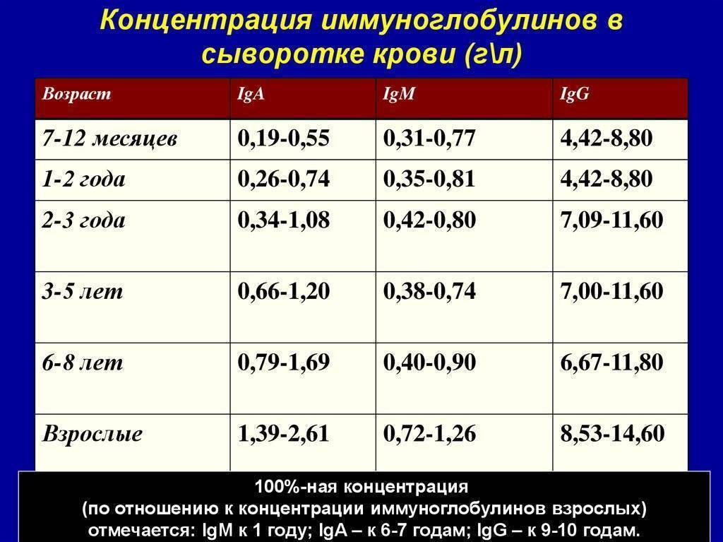 Повышенный и пониженный иммуноглобулин е у детей в анализе крови: что это значит и какова норма?