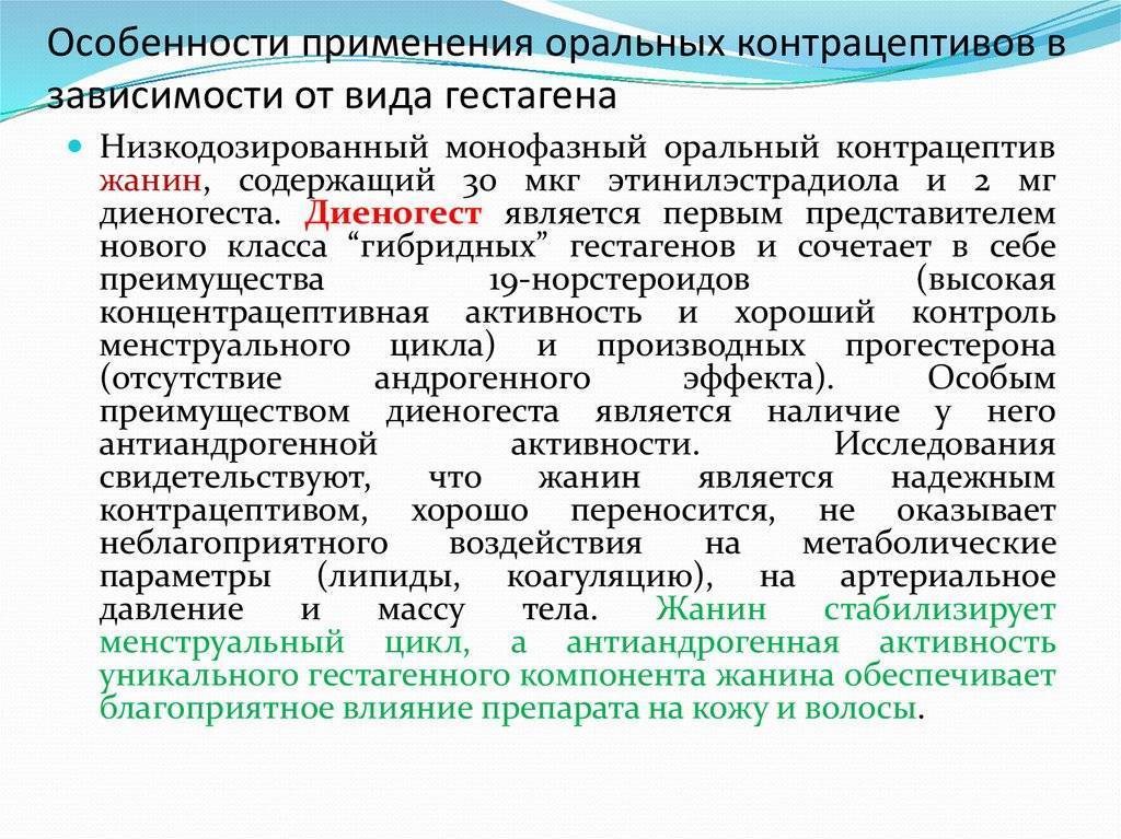 Контрацептивы с антиандрогенным эффектом нового поколения: принцип действия