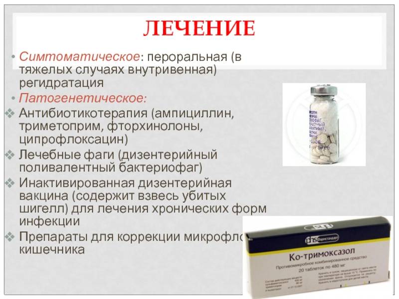 Лечение дизентерии у детей.