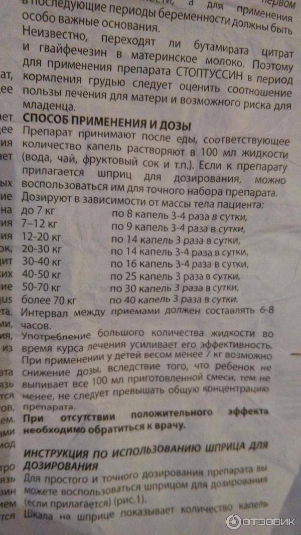 Стоптуссин капли: инструкция по применению для детей и взрослых