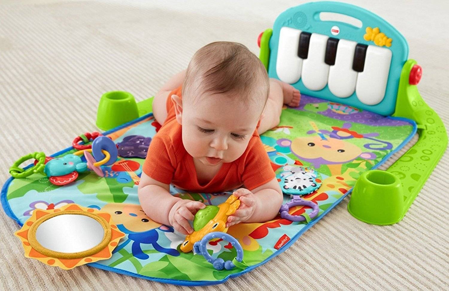 Развивающий коврик: с какого возраста использовать, какой выбрать? - parentchild.ru
