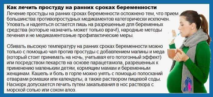 Как лечить простуду при беременности