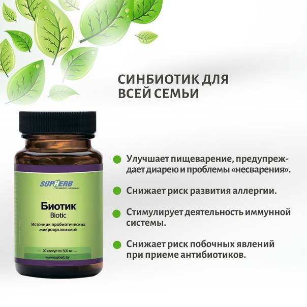 Эффективное восстановление микробиоты кишечника после приема антибиотиков