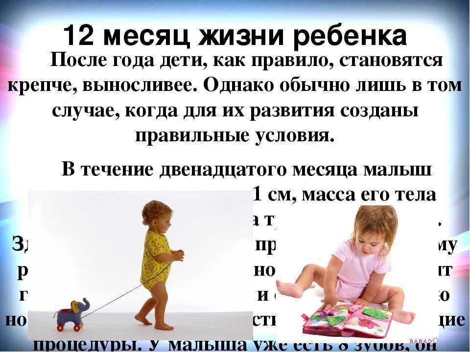 Развитие ребенка в 13 месяцев