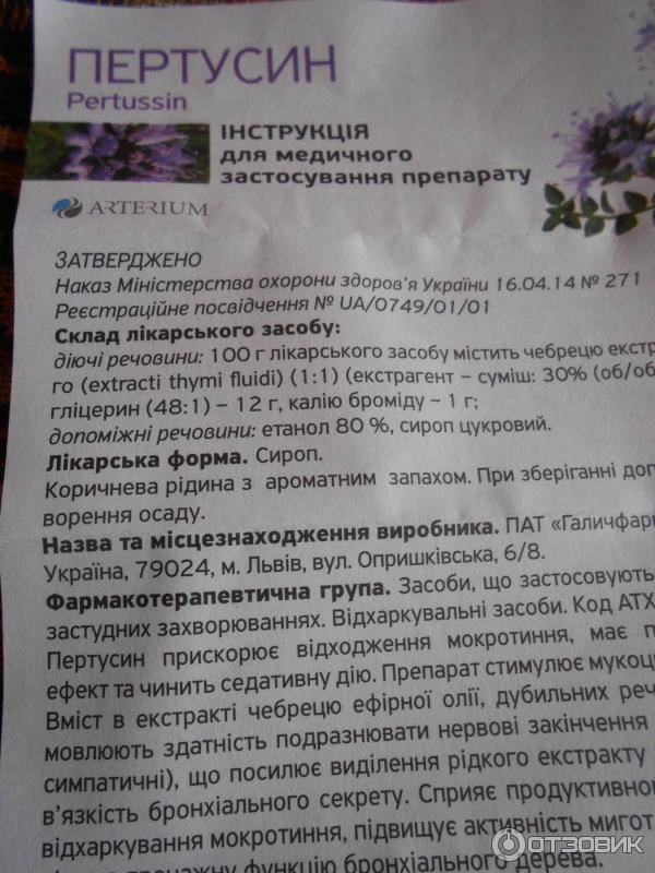 Пектусин: инструкция по применению, состав, показания и противопоказания