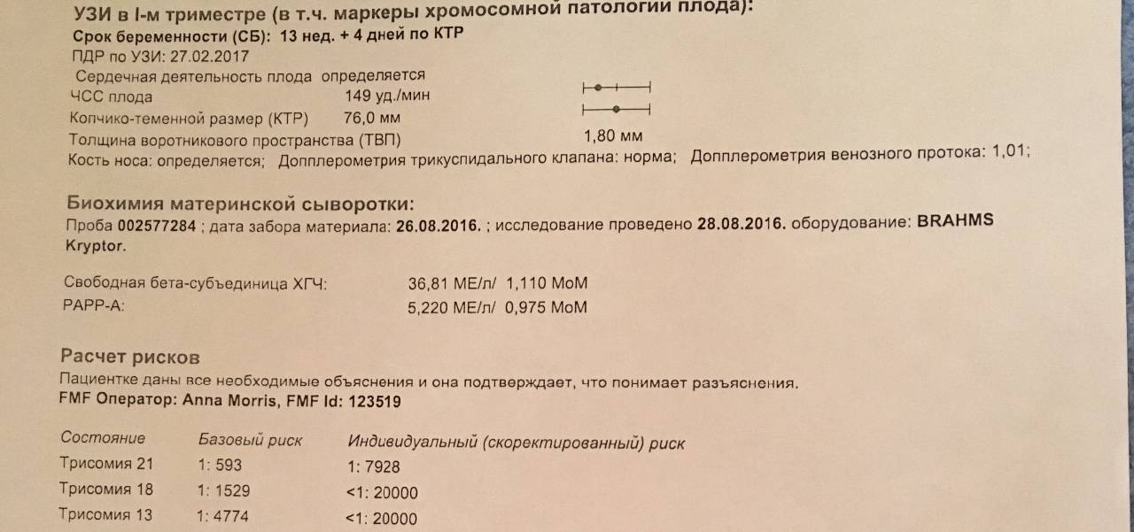 Как и на каком сроке беременности проводятся анализ крови и узи на хромосомные аномалии и другие патологии плода?