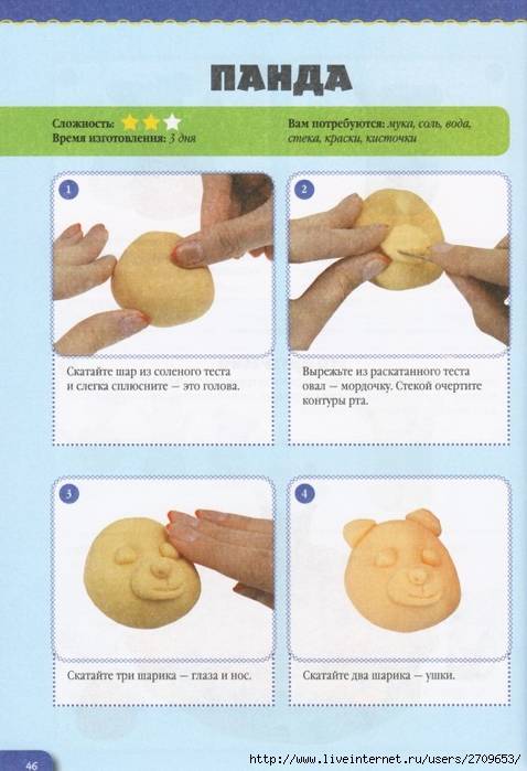 Поделки из солёного теста для детей 5-7 лет пошагово с фото. страница 2