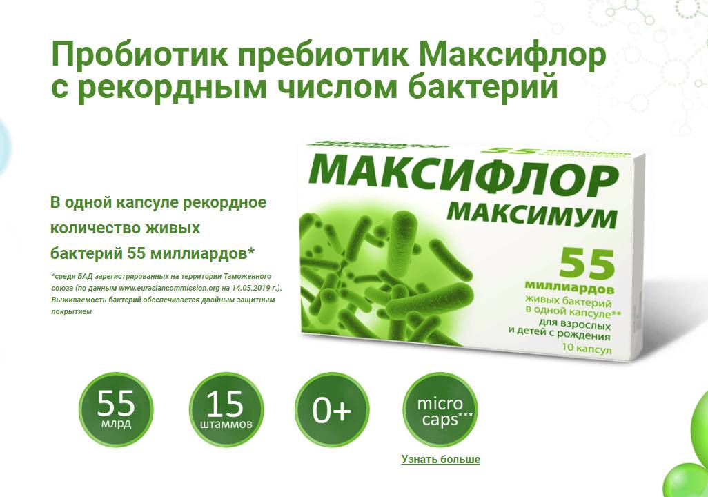 Лучшие пробиотики