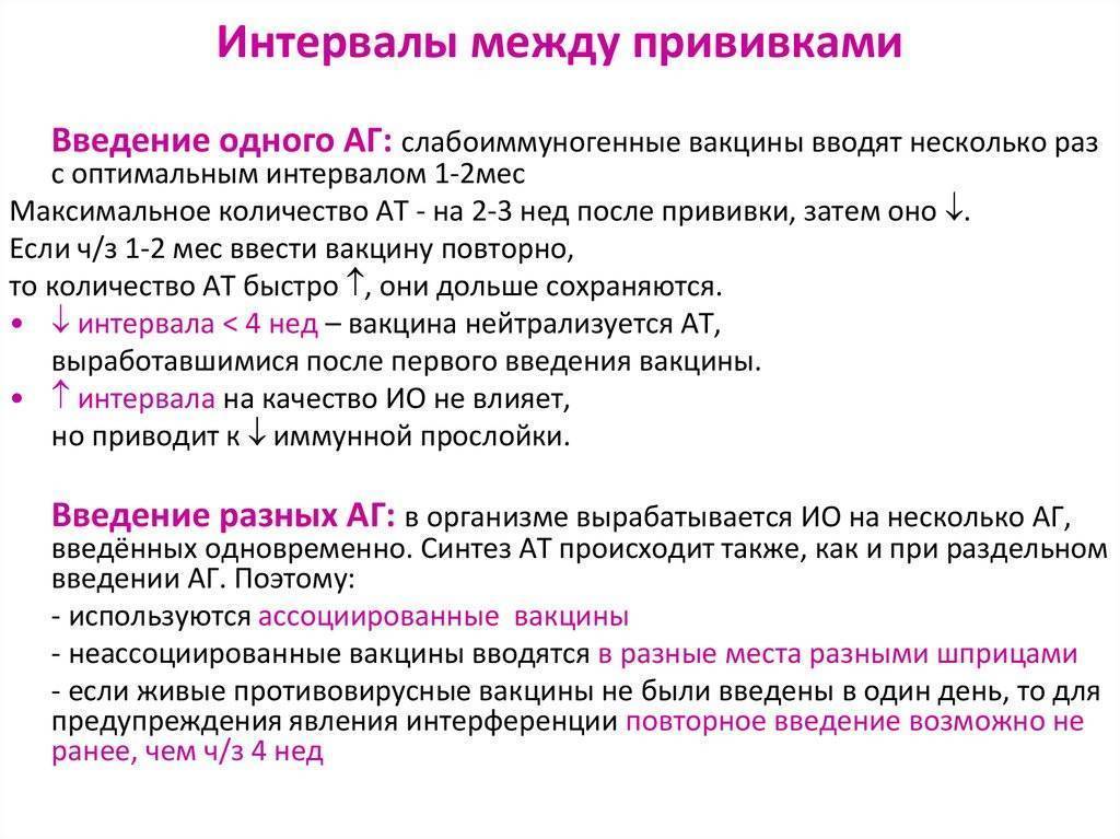 Интервал между прививками АКДС (Пентаксим): через сколько ставить вторую?