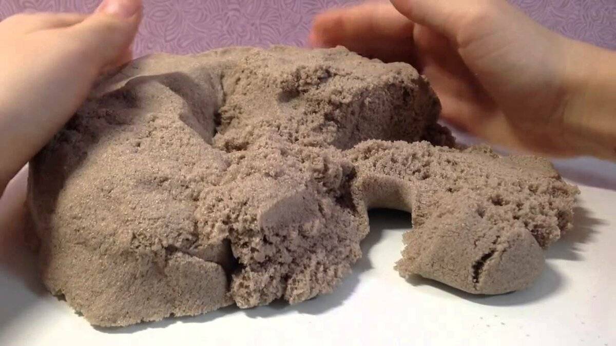 Как сделать кинетический песок своими руками