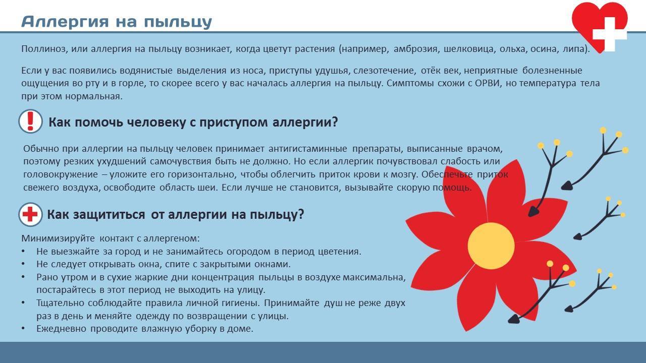 Аллергия на цветение: симптомы, лечение и профилактика