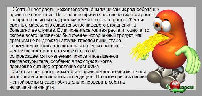 Почему ребенка может рвать желчью и что делать