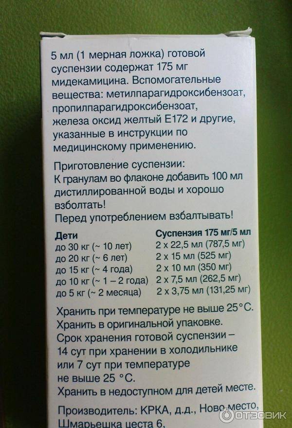 Макропен суспензия для детей: инструкция по применению препарата и таблеток 400 мг
