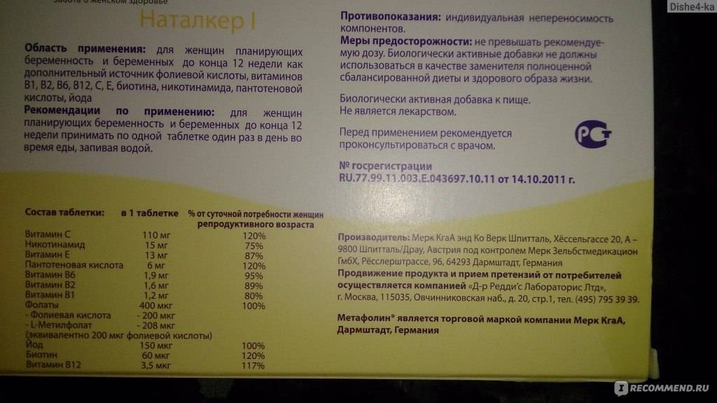 Фолиевая кислота при подготовке к беременности