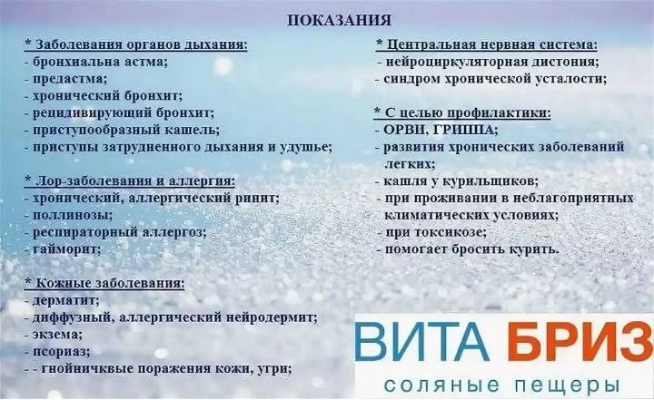Соляная пещера (галотерапия)