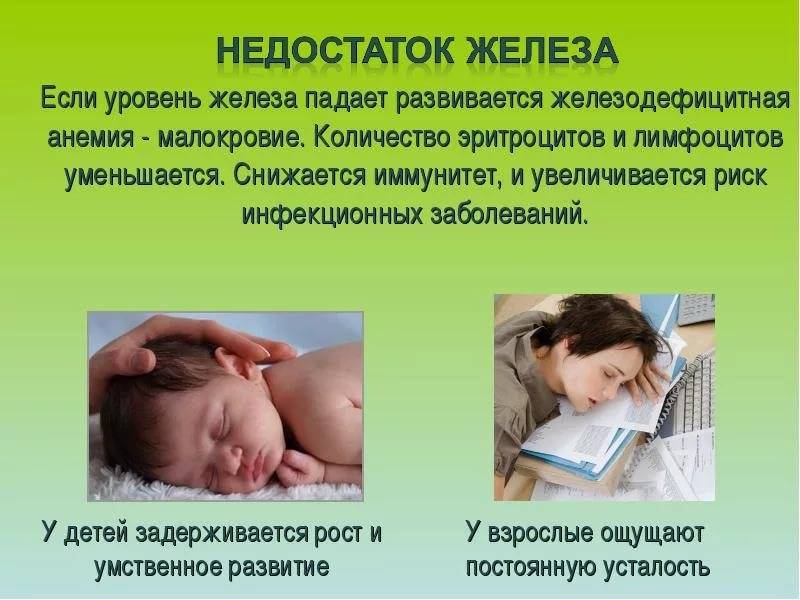 Железодефицитная анемия у ребенка