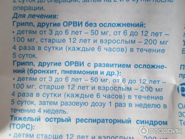 Арбидол: инструкция по применению