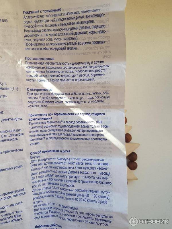 Фенистил капли
