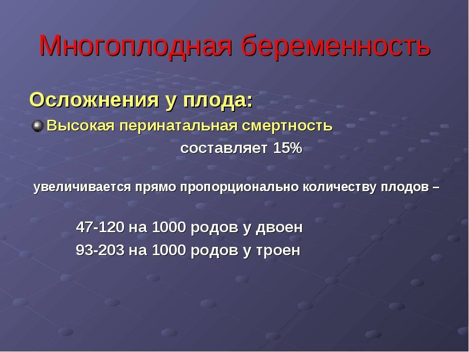 Многоплодная беременность
