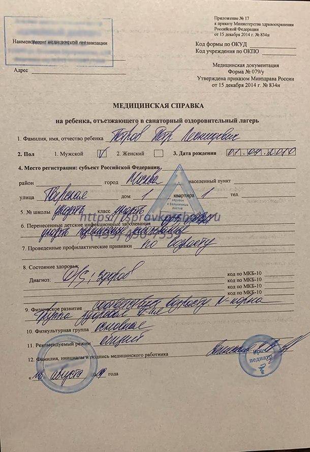 Какие анализы нужно сдать ребенку для посещения лагеря: требуемые справки и особенности их оформления