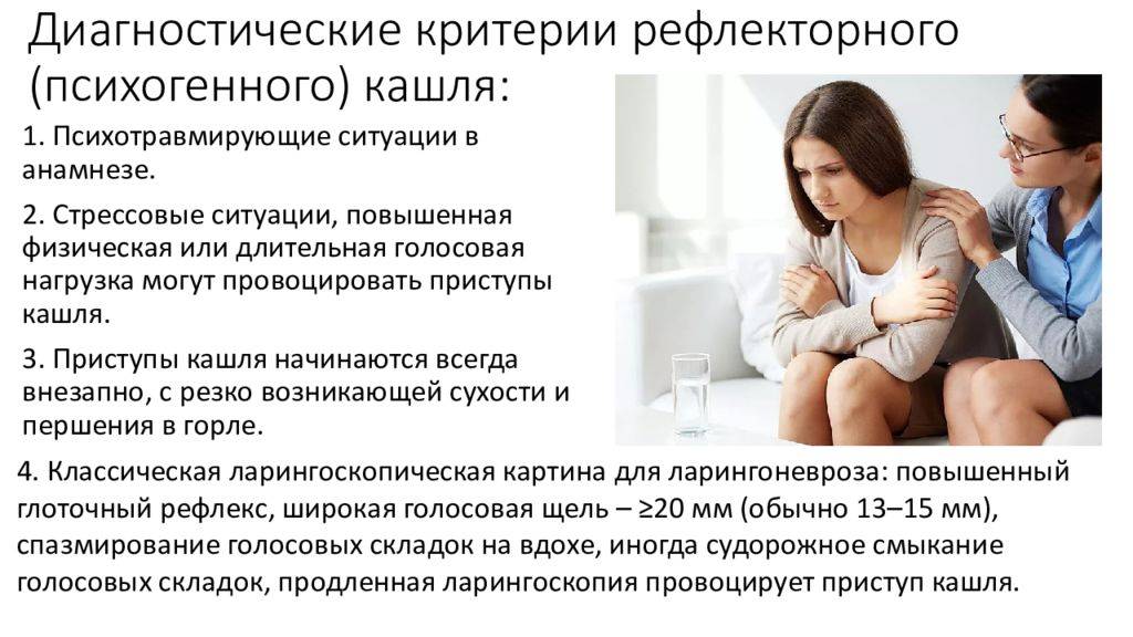 Нервный кашель – симптомы, причины возникновения и методы лечения